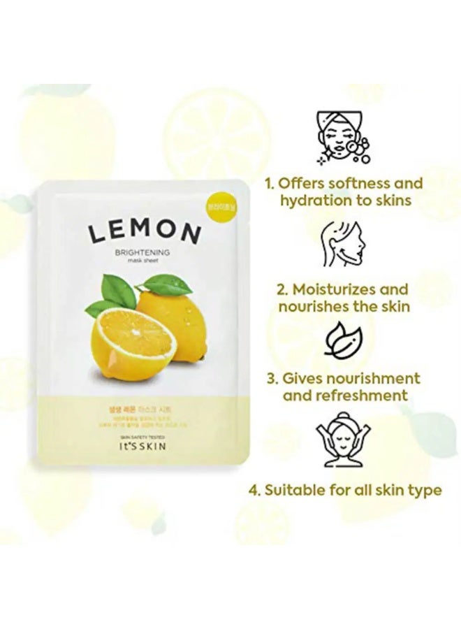 Its Skin It'S Skin The Fresh Brightening Mask Sheet Lemon 18g - Image 4